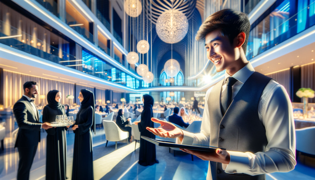 preparing and securing part-time hospitality roles in premium event venues.