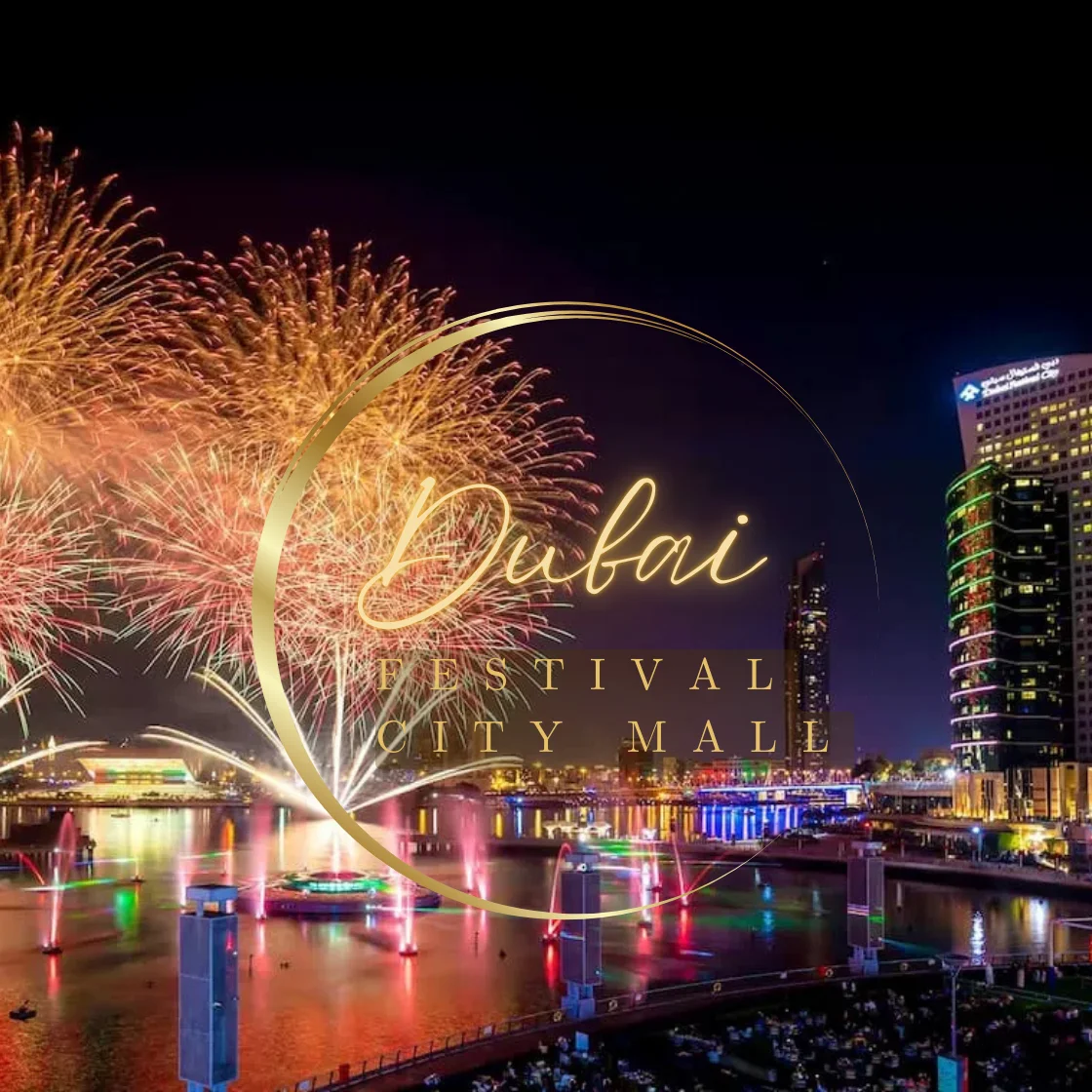 New Year Fireworks in Dubai 