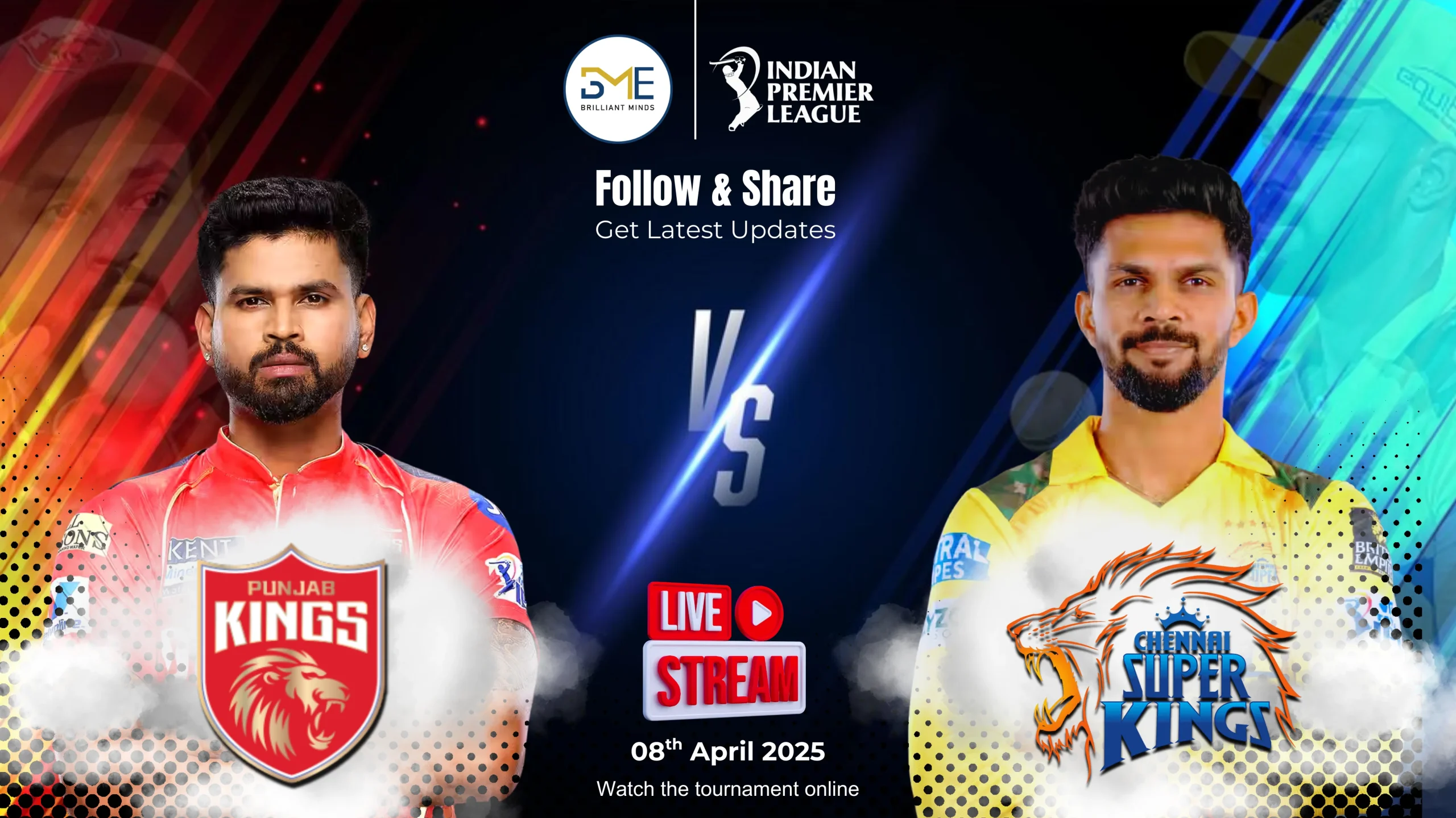 PBKS vs CSK
IPL 2025 