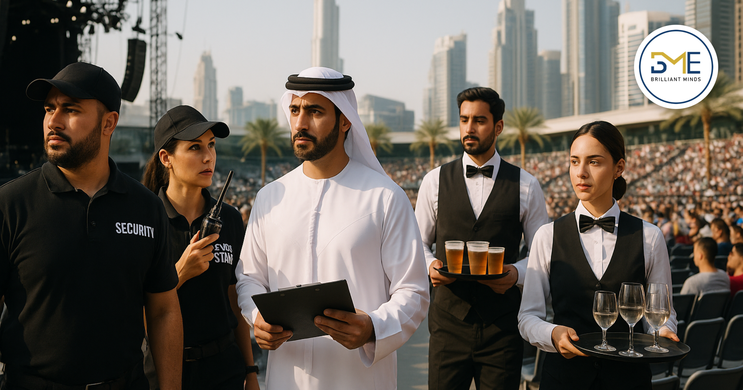 Concert Staffing Agency UAE: 10,000-Seat Venue Ratios
